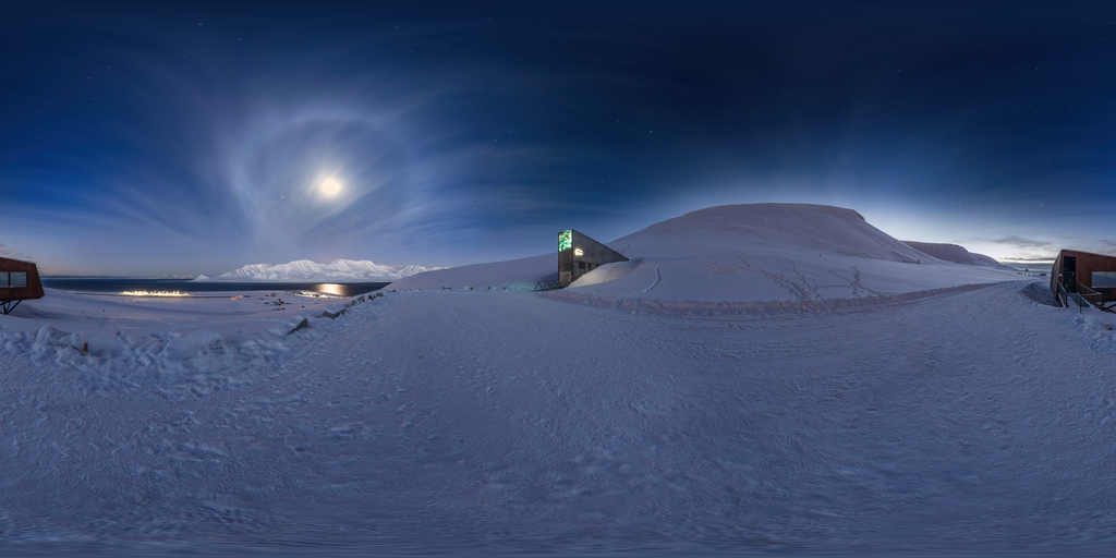 spherical image of Nighttime