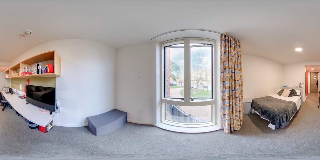 spherical image of Chadwick Hall accommodation