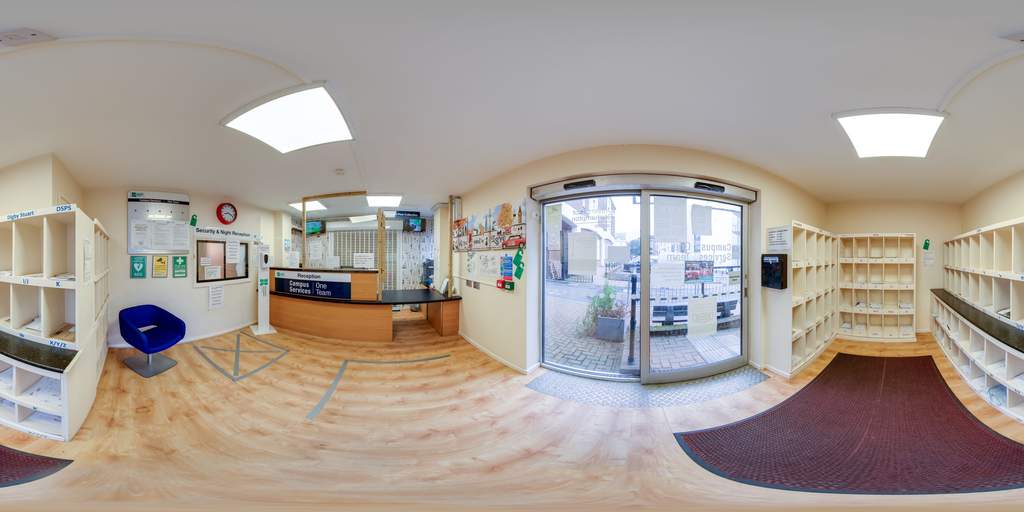 spherical image of Security and Post room