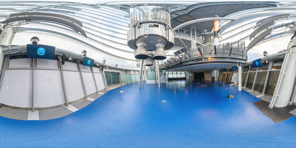 spherical image of Boosters Rocket Tower