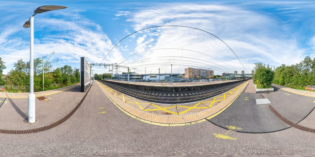 spherical image of Platform 3 & 4