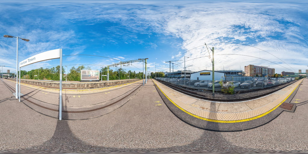 spherical image of Platform 1 & 2