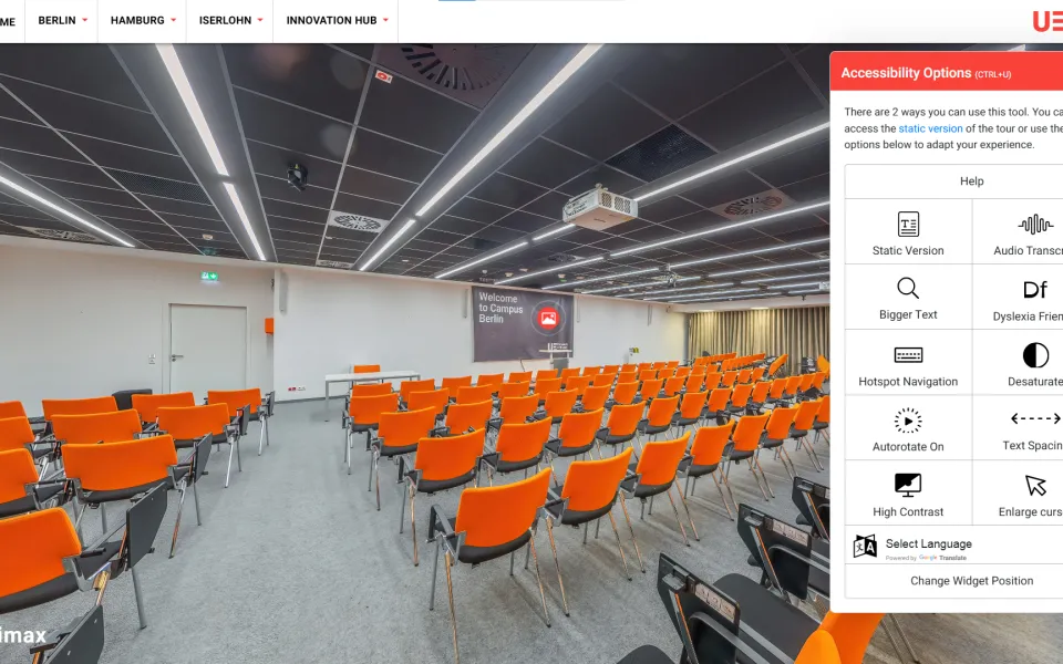 UE-Germany-Accessibility-Widget