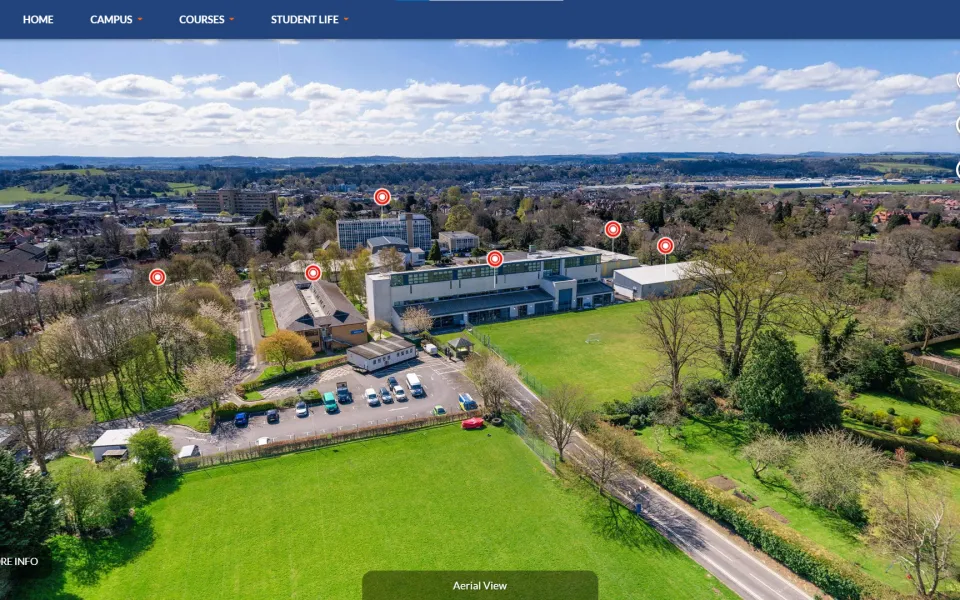 Yeovil-College-HDR-360-Drone-Photography