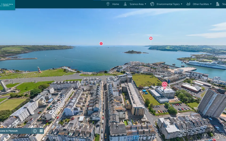 Plymouth-Marine-Lab-360-Drone-Photography