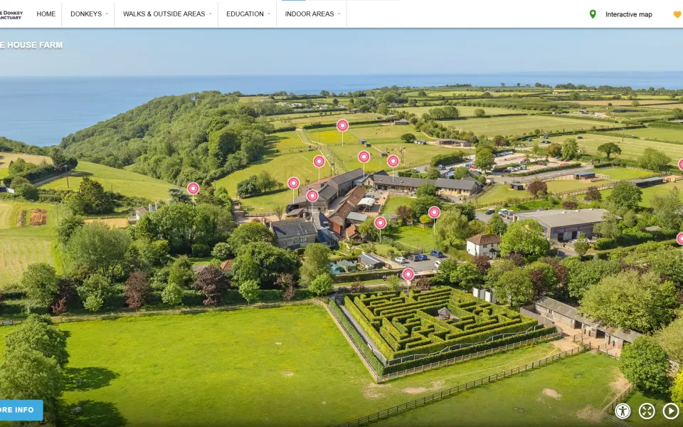 The-Donkey-Sanctuary-Aerial-View