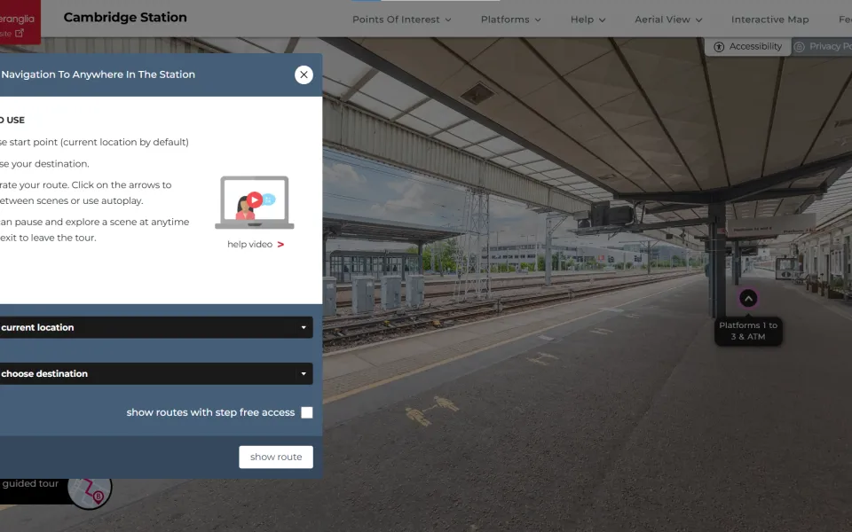 Greater-Anglia-Cambridge-Train-Station-Auto-Guided-Navigation-Tool