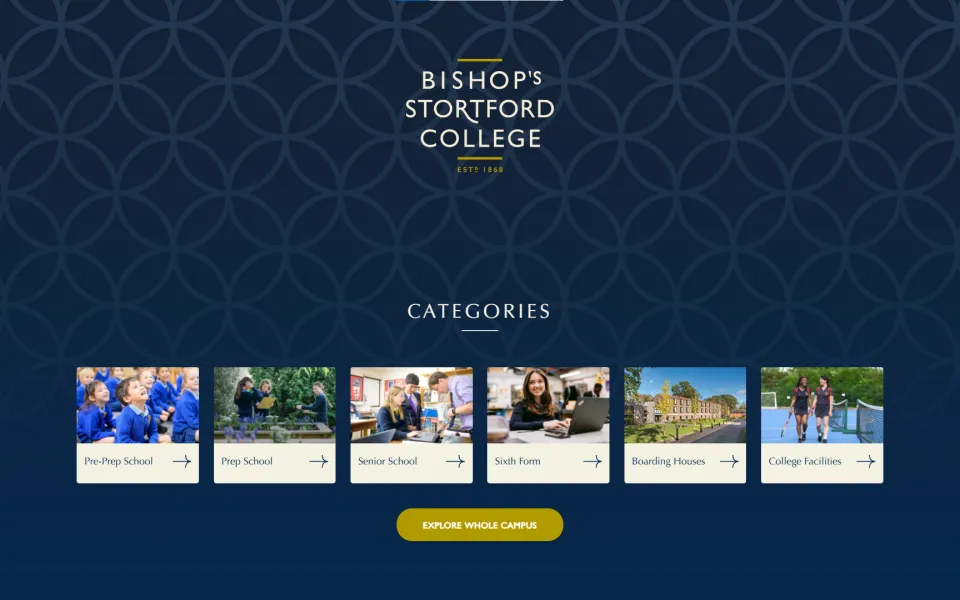 Bishops-Stortford-College-Custom-Intro-Menu